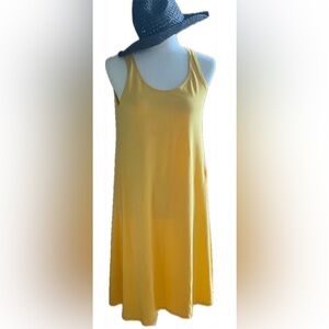 Eileen Fisher dress size in a soft cotton bright yellow (perfect for summer)